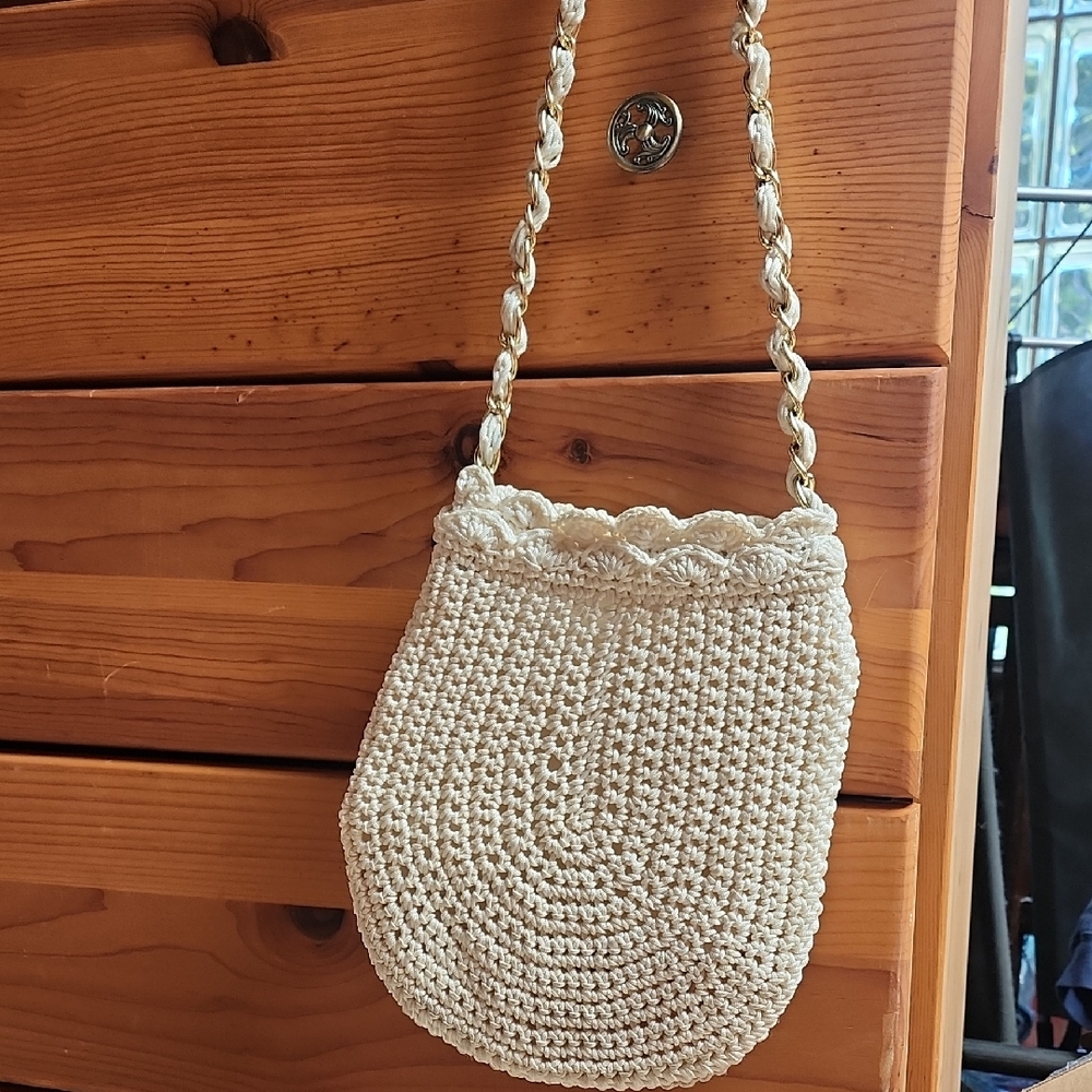 Vintage Walborg Handmade Crochet Purse